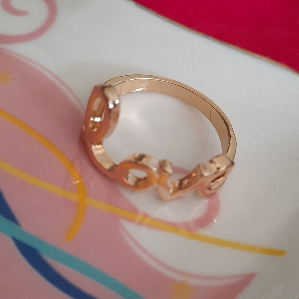 Love ring costume jewellery